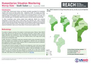 Humanitarian Situation Monitoring of hard-to-reach settlements in Warrap State, April-September 2020
