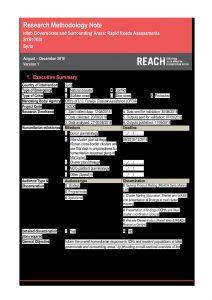 REACH_SYR_Methodology_Note_Idleb_RNA_August_2018