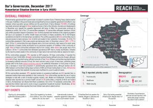 SYR_Factsheet_HSOS Governorate Factsheet Dar'a_December 2017
