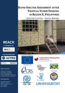 Rapid Shelter Assessment Initial Report after tropical storm Washi