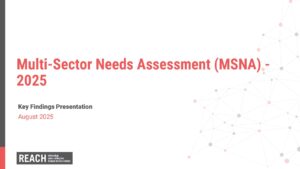 2025 Kenya MSNA – Key findings presentation