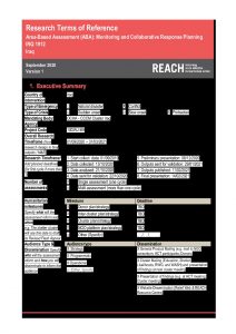 REACH_Iraq_Terms of Reference_Area Based Assessment Telafar_Sept2020