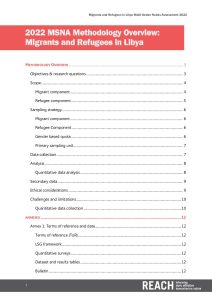 MR MSNA Methodology Overview