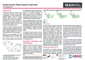 SSD_Situation Overview_Western Equatoria_July-September_2018