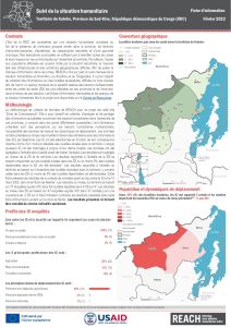 Suivi de la situation humanitaire dans le territoire de Kalehe, Sud-Kivu, fevrier 2022