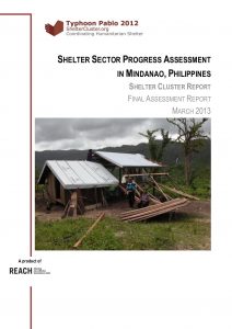 Shelter Sector Progress Evaluation in Mindanao - March 2013