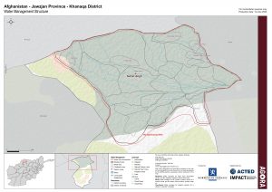 Khanaqa District Water User Group Map December 2019