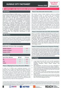 REACH_AFG_ABR_Factsheet_Kunduz_City