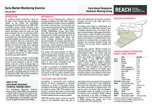 SYR_Situation Overview_Northern Syria Market Monitoring Exercise_February 2017