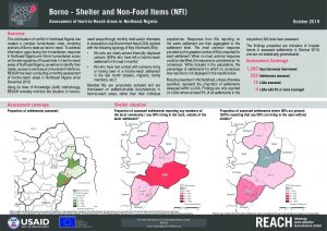 Hard-to-Reach Shelter / NFI Factsheet in Borno State, Nigeria - October 2019