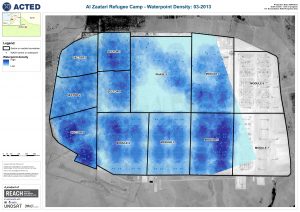 JOR_Al Zaatari Refugee Camp Waterpoint Density_Mar 2013