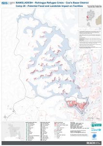 Bangladesh - Cox's Bazar - Camp 20 Potential Flood and Landslide Risk to Facilities