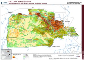 Area Based Risk Assessment Map Sri Lanka Kiran Drought March 2024