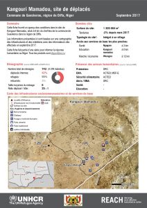 NER_Factsheet_Profil Site de Déplacés de Kangouri Mamadou_Septembre 2017