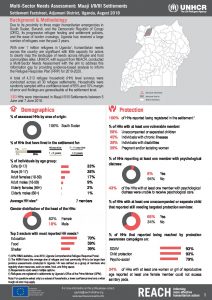 UGA_Factsheet_MSNA Maaji I/II/III Settlement_August 2018