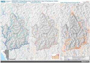 Cox's Bazar - Flood Hazard - Exposed Shelters - April 2021 - Camp 18