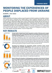 IMPACT Ukraine Longitudinal Round 3 Brief