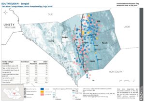South Sudan - Infrastructure Mapping, Jonglei, Twic East County Water Source -July 2026