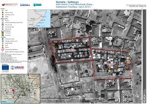 SOM_Map_Galkayo_Aamin 2 & Wershada Galay IDP Settlements_05 May 2014_A3
