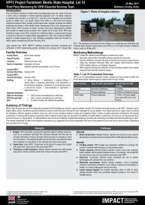 HPF3_IMPACT_SSD_Factsheet_Rubkona_DfidEstBentiuTownHospital_May2017