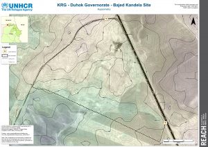 KRG - Duhok Governorate - Bajed Kandela Site - Hypsometry - 22 December 2013