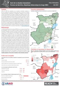 Suivi de la situation humanitaire au Nord-Kivu, août 2021