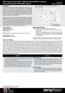 WFP2_IMPACT_SSD_Factsheet_Mayom_HarissProjectCareNutrition_Mar2017