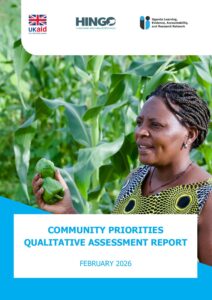 U-Learn & HINGO - Community Priorities Assessment - Feb 2026