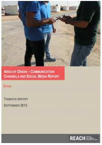 SYR_Report_Communication Channels and Social Media Usage in Syria_September 2015