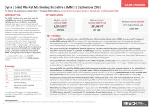 REACH Syria - JMMI - Aug 2026 - Nationwide Situation Overview