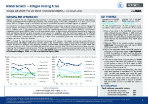 Uganda COVID-19 Market Monitoring Snapshot (1-31 January 2021)