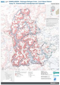 Bangladesh - Cox's Bazar - Camp 10 Potential Flood and Landslide Risk to Water Points
