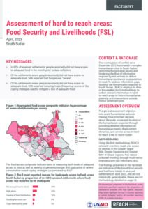 Assessment of Hard to Reach Areas: Food Security & Livelihoods, April 2023
