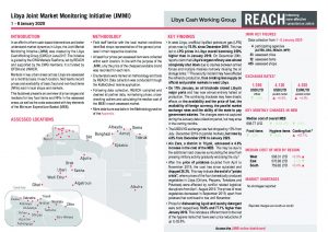 Joint Market Monitoring Initiative (JMMI) Libya, Situation Overview – January 2020