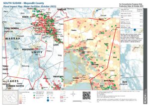 South Sudan - Flood Impact Water Points Mayendit County (October 2025)