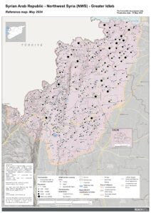 Greater Idleb - NWS - Reference Map - May 2024