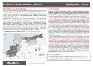 Humanitarian Situation Overview in Northwest Syria – January 2021