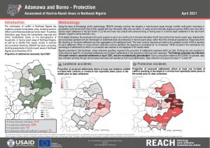Hard-to-Reach Assessment in Northeast Nigeria: Protection factsheet - April 2021
