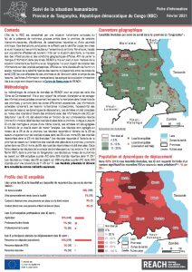 Suivi de la situation humanitaire au Tanganyika, février 2021