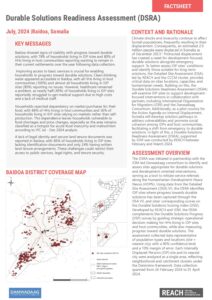 REACH Durable Solutions Readiness Assessment Factsheet, Baidoa District, Somalia