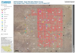 REACH SSD MAP UNHCR Kaya Camp Infra 10AUG17