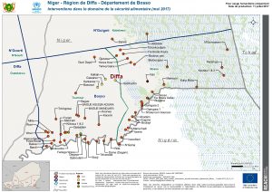 NER_Map_Diffa - Département de Bosso - Interventions en Sécurité Alimentaire, mai 2017