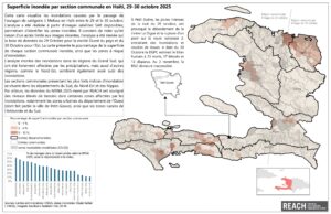 REACH Haiti Melissa superficie inondée, Octobre 2025 (haute résolution)