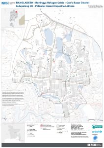 Bangladesh - Cox's Bazar - Kutupalong RC Potential Flood and Landslide Risk to Latrines