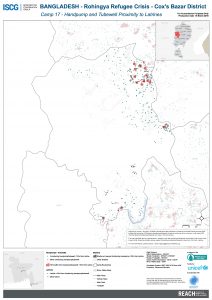 Bangladesh - Cox's Bazar - Camp 17 Handpump Proximity to Latrines - February 2018