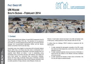 Fact Sheet No 1 UN House, Juba– February 2014