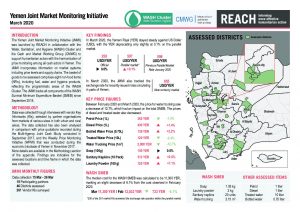 Yemen Joint Market Monitoring Initiative Situation Overview - March 2020