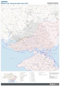 REACH UKR Map REF Khersonska oblast Overview Map vertical 11 MARCH 2026 A0 EN