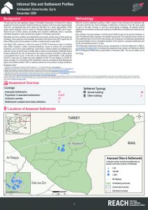 Informal Settlements Profiles Al-Hasakeh Governorate, Northeast Syria – November 2020