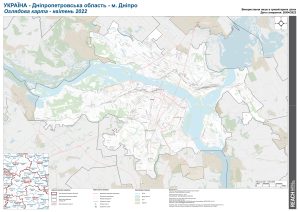 REACH UKR Map REF Dniprovska Hromada Dnipro city Overview Map 26APRIL2022 A1 UA